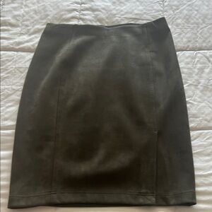 Premise Dark Olive Pencil Skirt